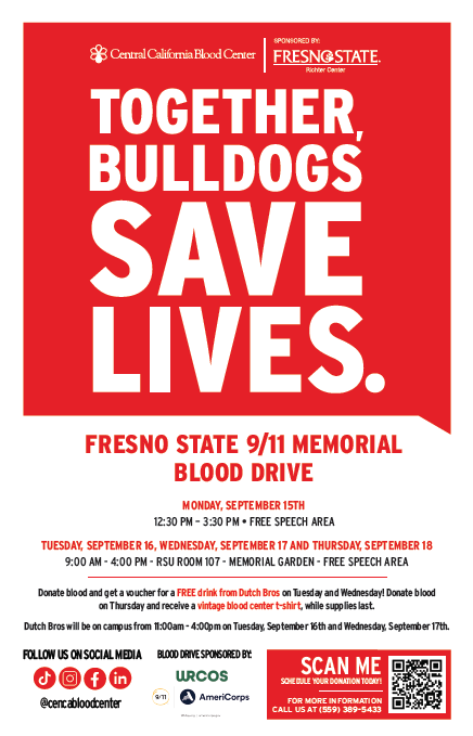 blood drive flyer