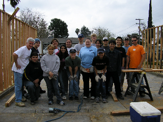Service-learning project crew