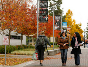 Girls walking