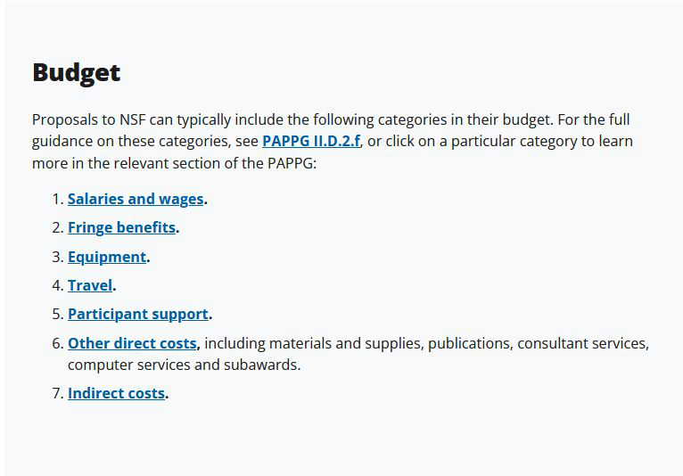 Budget Justification title slide with pen on documents.