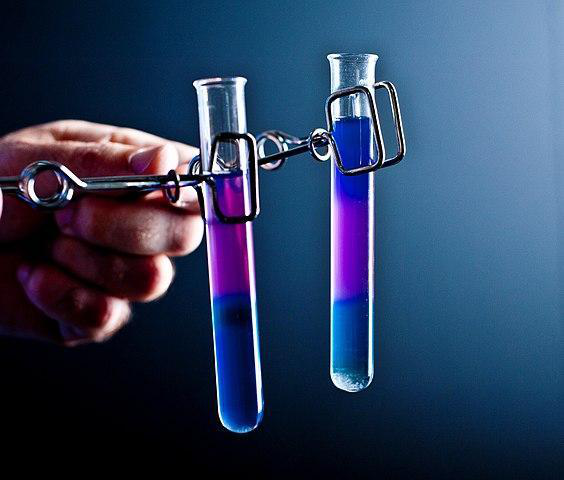 Close-up image related to science laboratory glassware