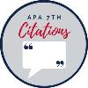 Icon for APA 7th citations badge