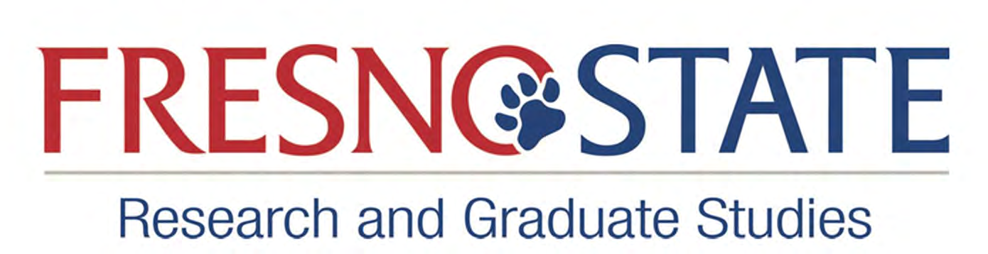 Cover page showing Fresno State Research and Graduate Studies logo and report title