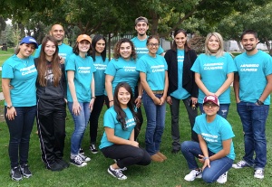 Dr. Hammons with her obesity prevention research team