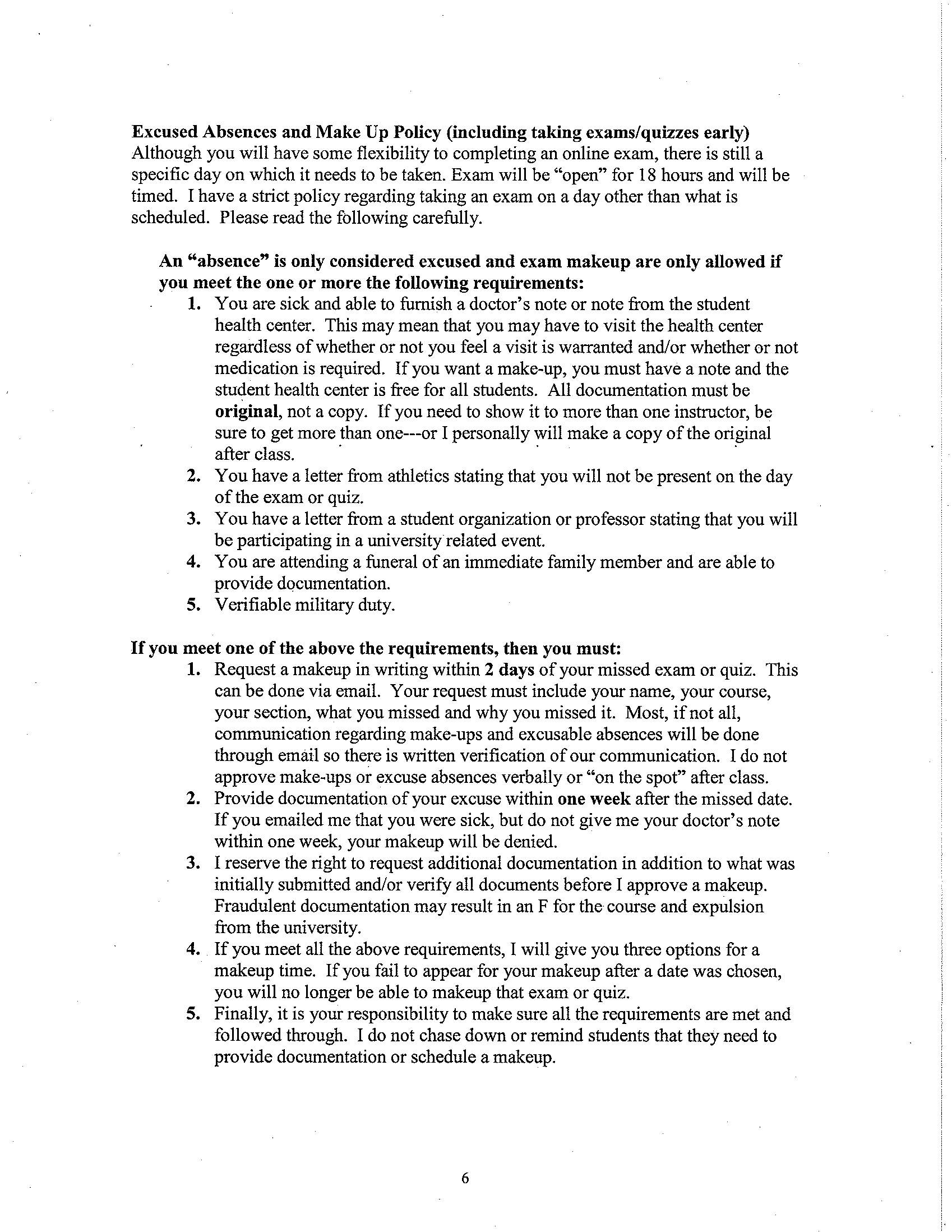Final notes regarding syllabus, page 12