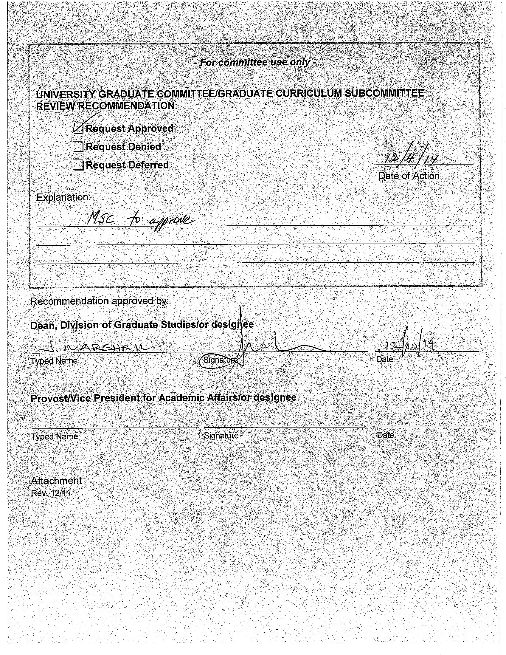Required school signatures section, page 4